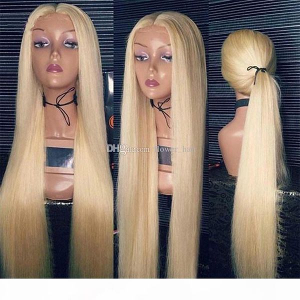 full lace human hair wigs brazilian light blonde human hair color 613# straight thick glueless lace front wigs with baby hair, Black;brown
full lace human hair wigs brazilian light blonde human hair color 613# straight thick glueless lace front wigs with baby hair, Black;brown