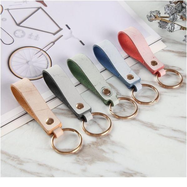 fashion car leather keychain key rope anti-lost leather rope key chain metal key strap handmade creative keychains jllbsg
fashion car leather keychain key rope anti-lost leather rope key chain metal key strap handmade creative keychains jllbsg