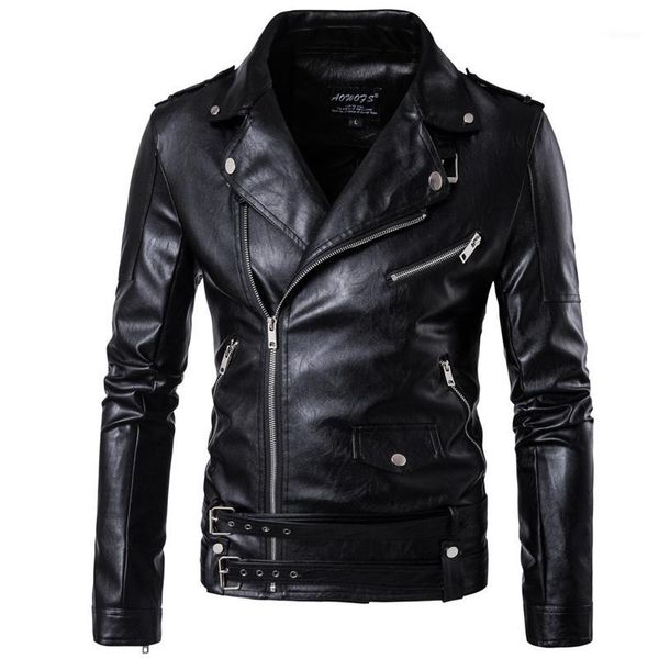 2019 new design motorcycle bomber leather jacket coats men autumn turn-down collar slim fit male leather clothing size m-5xl,1011, Black
2019 new design motorcycle bomber leather jacket coats men autumn turn-down collar slim fit male leather clothing size m-5xl,1011, Black