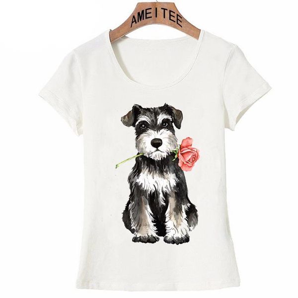 2021 new summer women t-shirt cute rose mini schnauzer print t-shirt casual ladies hipster maiden short sleeve girl tees, White
2021 new summer women t-shirt cute rose mini schnauzer print t-shirt casual ladies hipster maiden short sleeve girl tees, White