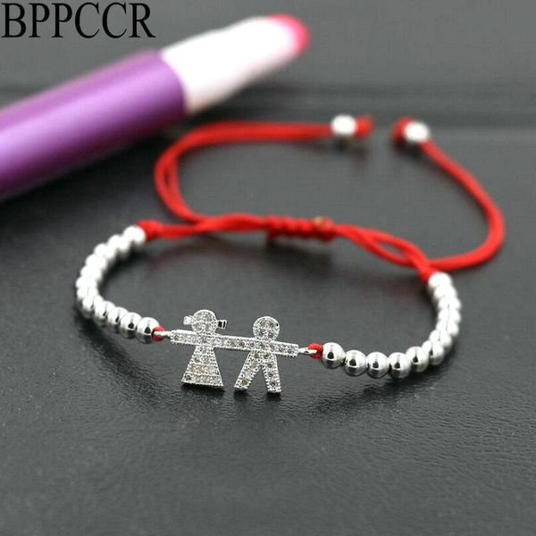 charm bracelets bppccr cute girls and boys stainless steel braid micro pave cz 4mm copper beads red rope string thread bracelet, Golden;silver
charm bracelets bppccr cute girls and boys stainless steel braid micro pave cz 4mm copper beads red rope string thread bracelet, Golden;silver