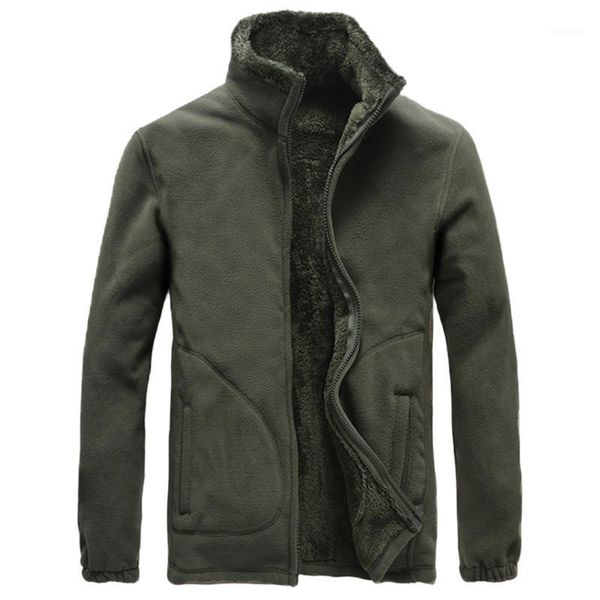 men fluffy thicken windproof jacket autumn winter casual long sleeve solid wind breaker sportswear bomber jacket mens clothing1, Black;brown
men fluffy thicken windproof jacket autumn winter casual long sleeve solid wind breaker sportswear bomber jacket mens clothing1, Black;brown