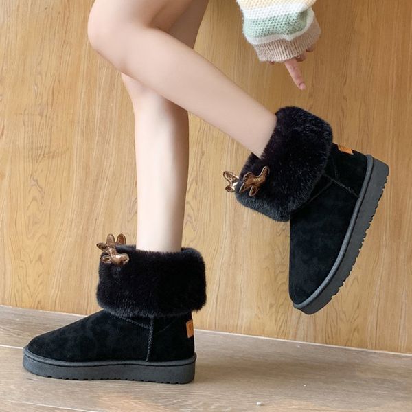 lucyever adorable elk horn winter ankle for in heels long teddy warm women shoes soft woman thicken skin platform snow boots mqmh, Black
lucyever adorable elk horn winter ankle for in heels long teddy warm women shoes soft woman thicken skin platform snow boots mqmh, Black