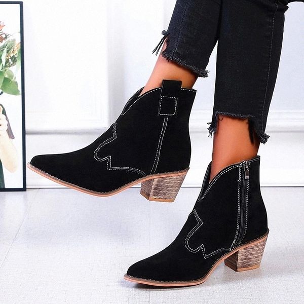 female autumn winter zipper leather cowboy ankle boots women wedge high heel booties snake print western cowgirl botas mujer #347z, Black
female autumn winter zipper leather cowboy ankle boots women wedge high heel booties snake print western cowgirl botas mujer #347z, Black