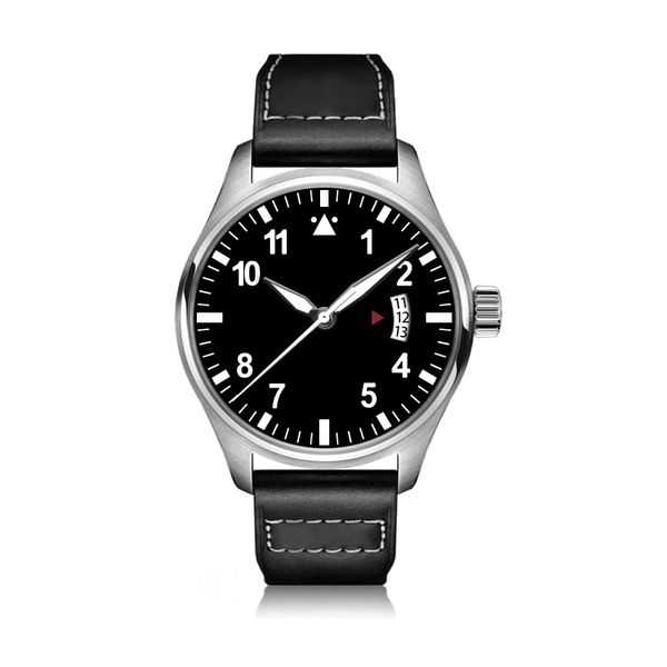 men's luxury automatic mechanical watch requin pilot's series brand 326501 three hands calendar black dial silver white stainless, Slivery;brown
men's luxury automatic mechanical watch requin pilot's series brand 326501 three hands calendar black dial silver white stainless, Slivery;brown
