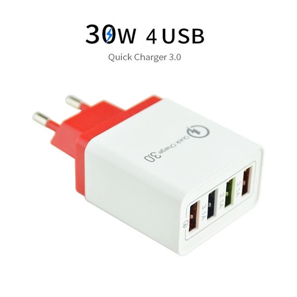 colorful eu us au 4 port usb chargers charging qc 3.0 travel usb wall charger qi fast travel charger adapter
colorful eu us au 4 port usb chargers charging qc 3.0 travel usb wall charger qi fast travel charger adapter