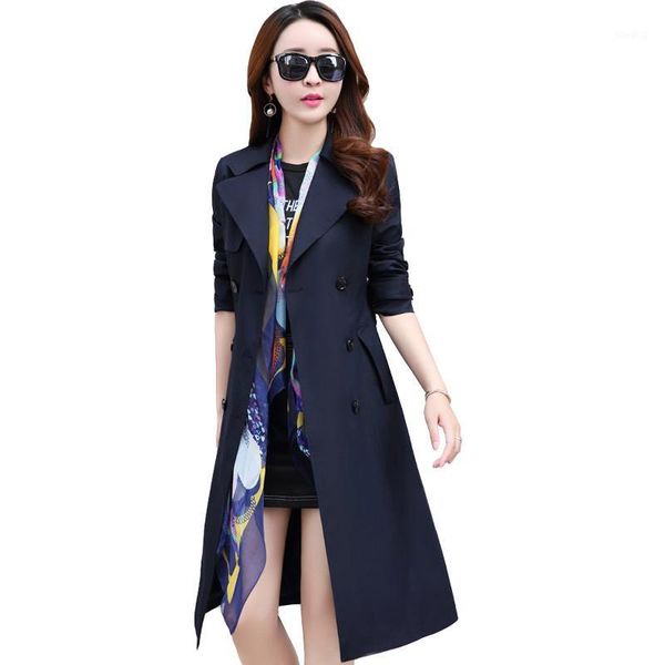2020 autumn trench coat for women casual turn-down collar overcoat slim double breasted with belt windbreaker female long coat1, Tan;black
2020 autumn trench coat for women casual turn-down collar overcoat slim double breasted with belt windbreaker female long coat1, Tan;black