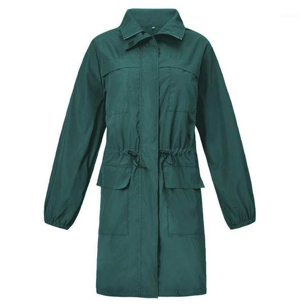 women full sleeve jacket hooded raincoat autumn waterproof slim outdoor hiking wind jacket long coat spring green plus size1, Black;brown
women full sleeve jacket hooded raincoat autumn waterproof slim outdoor hiking wind jacket long coat spring green plus size1, Black;brown