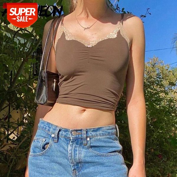 allneon vintage patchwork v-neck lace trim cropped e-girl 90s fashion spaghetti strap ruched cami indie aesthetics tank #de8p, White
allneon vintage patchwork v-neck lace trim cropped e-girl 90s fashion spaghetti strap ruched cami indie aesthetics tank #de8p, White
