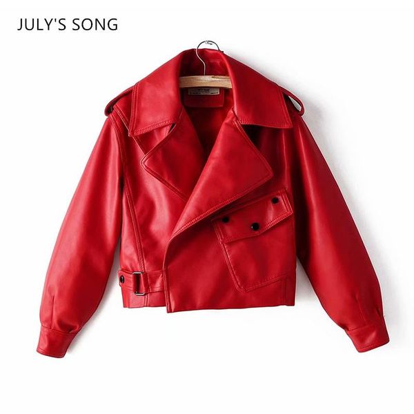 women's leather & faux july's song spring fashion pu jacket women coat handsome casual short autumn clothing, Black
women's leather & faux july's song spring fashion pu jacket women coat handsome casual short autumn clothing, Black