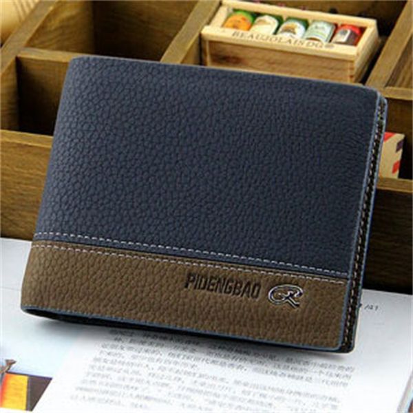 new arrival men trifold rse wallets blue grey black contrast color gift leather wallet cowhide rses credit card id pocket aye0, Red;black
new arrival men trifold rse wallets blue grey black contrast color gift leather wallet cowhide rses credit card id pocket aye0, Red;black