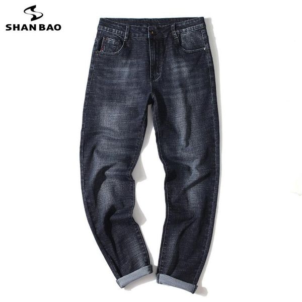 men's jeans shan bao slim fit 2021 spring classic trend brand comfortable cotton stretch fashion casual denim 28-40, Blue
men's jeans shan bao slim fit 2021 spring classic trend brand comfortable cotton stretch fashion casual denim 28-40, Blue