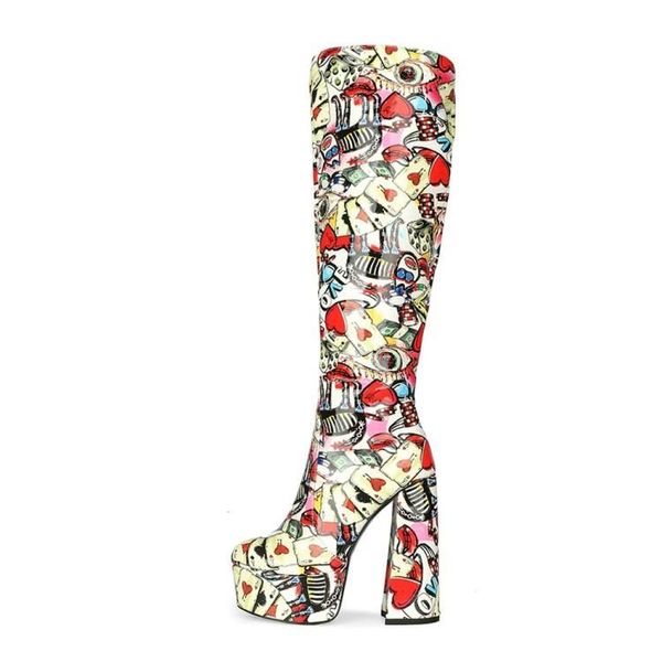 european and american style autumn and winter 2020 women's shoes pattern round head ultra high heel high boots foreign trade lar, Black
european and american style autumn and winter 2020 women's shoes pattern round head ultra high heel high boots foreign trade lar, Black