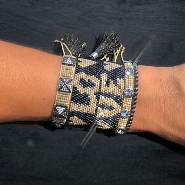 bluestar 2021 fashion miyuki bracelet love letter pulseas mujer moda micro pave jewelry handmade crystal armband, Black
bluestar 2021 fashion miyuki bracelet love letter pulseas mujer moda micro pave jewelry handmade crystal armband, Black