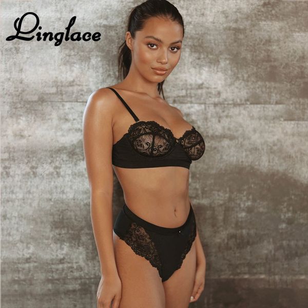 linglace strappy lace lingerie bra set women's underwear 2 peieces mesh sheer bra underwear lingerie set black solid striped c1211, Black;white
linglace strappy lace lingerie bra set women's underwear 2 peieces mesh sheer bra underwear lingerie set black solid striped c1211, Black;white