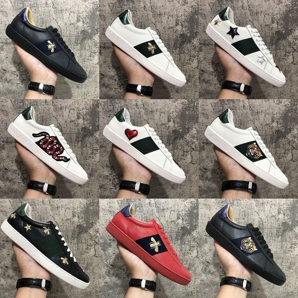 new designer shoes man tiger bee blue red stripes distressed luxury shoes real leather fashion ace sneaker for women, Black
new designer shoes man tiger bee blue red stripes distressed luxury shoes real leather fashion ace sneaker for women, Black