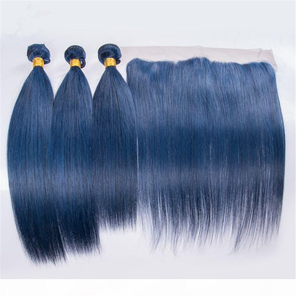 dark blue indian virgin human hair wefts with frontal midnight blue straight human hair lace frontal closure 13x4 with weave bundles, Black;brown
dark blue indian virgin human hair wefts with frontal midnight blue straight human hair lace frontal closure 13x4 with weave bundles, Black;brown