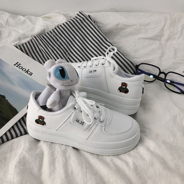 casual white shoes women 2020 summer round toe shoes student cute cartoon animation pattern sneakers women shoes c1120, Black
casual white shoes women 2020 summer round toe shoes student cute cartoon animation pattern sneakers women shoes c1120, Black