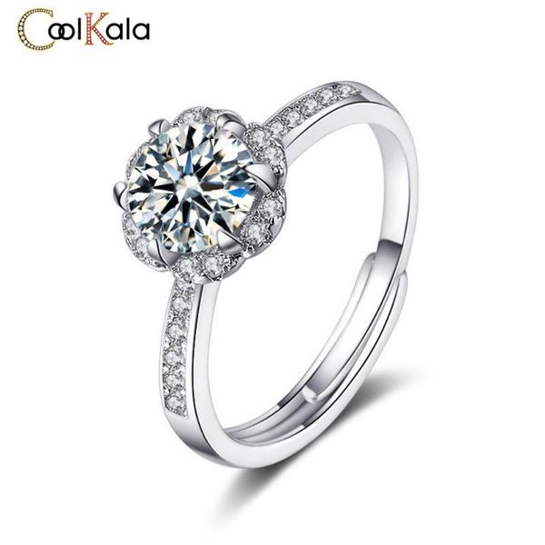 wedding rings coolkala 1 carat flower shaped six claw group with zircon fashionable flash ring, Slivery;golden
wedding rings coolkala 1 carat flower shaped six claw group with zircon fashionable flash ring, Slivery;golden