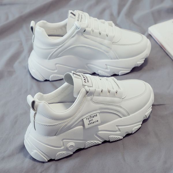 autumn 2020 thick soled inner heightening daddy new net red sports small white women's shoes, Black
autumn 2020 thick soled inner heightening daddy new net red sports small white women's shoes, Black