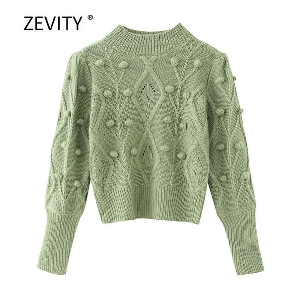 zevity new women fashion solid color ball appliques knitting sweater ladies long sleeve casual sweaters chic pullovers s309 201111, White;black
zevity new women fashion solid color ball appliques knitting sweater ladies long sleeve casual sweaters chic pullovers s309 201111, White;black