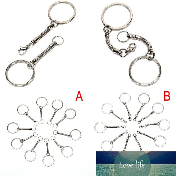 10 pcs snake chain key rings diy jewelry findings handmade craft jewelry accessories components, Silver
10 pcs snake chain key rings diy jewelry findings handmade craft jewelry accessories components, Silver