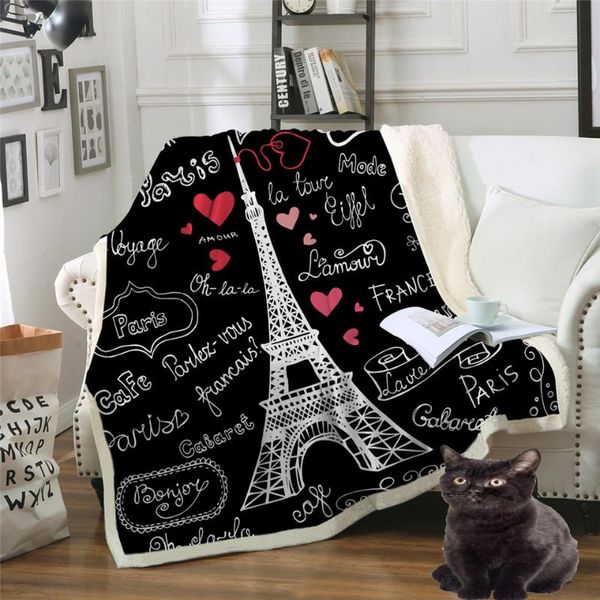 paris tower throw blanket on the bed romantic letters sherpa fleece blanket heart plush sofa plaid
paris tower throw blanket on the bed romantic letters sherpa fleece blanket heart plush sofa plaid