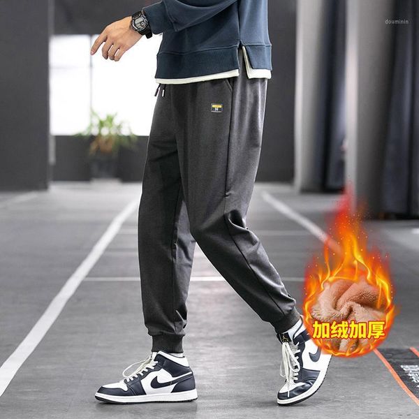 men's casual pants winter new plush and thick versatile fashion brand legged sports pants1, Black
men's casual pants winter new plush and thick versatile fashion brand legged sports pants1, Black