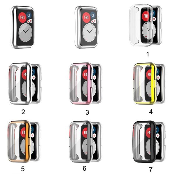 tpu plating silicone watch protective shell for huawei watch fit smart watch accessories for huawei fit wholesale
tpu plating silicone watch protective shell for huawei watch fit smart watch accessories for huawei fit wholesale