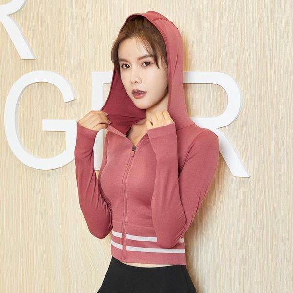 running jackets autumn sport jacket women thumb hole yoga crop zipper hoodie fitness clothing gym sportswear sweatshirt workout1, Black;red
running jackets autumn sport jacket women thumb hole yoga crop zipper hoodie fitness clothing gym sportswear sweatshirt workout1, Black;red