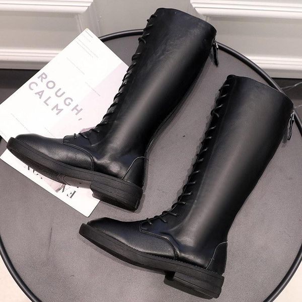 boots errfc arrival womens black knee high lace up pointed toe trending leisure shoes flat platform ridding botas size 35-40
boots errfc arrival womens black knee high lace up pointed toe trending leisure shoes flat platform ridding botas size 35-40