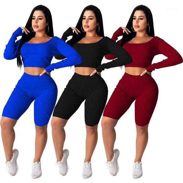 autumn women's suit european and american casual clothes solid color square collar long-sleeved shorts two-piece set1, Gray
autumn women's suit european and american casual clothes solid color square collar long-sleeved shorts two-piece set1, Gray
