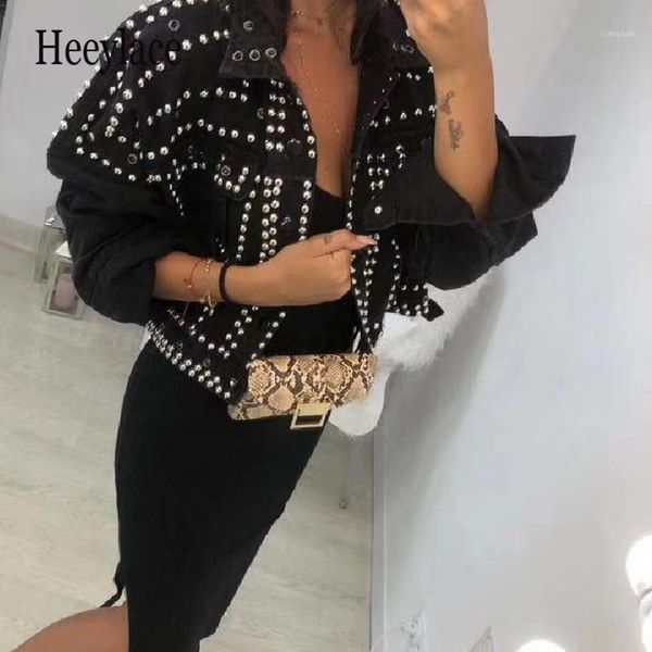 autumn women harajuku rivet jacket coat short black jeans jacket student basic coats outfit long sleeve single-breasted1, Black;brown
autumn women harajuku rivet jacket coat short black jeans jacket student basic coats outfit long sleeve single-breasted1, Black;brown