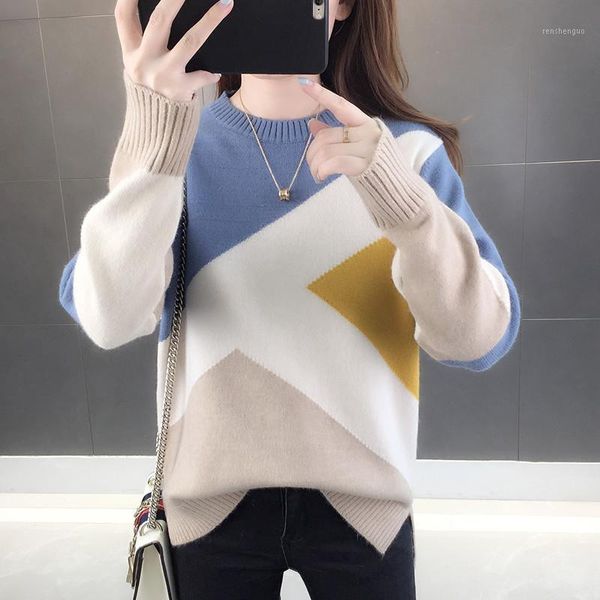 women cute cropped knitted pullover sweater korean style winter thick oversized sweaters female pull femme fall jumpers q92621, White;black
women cute cropped knitted pullover sweater korean style winter thick oversized sweaters female pull femme fall jumpers q92621, White;black