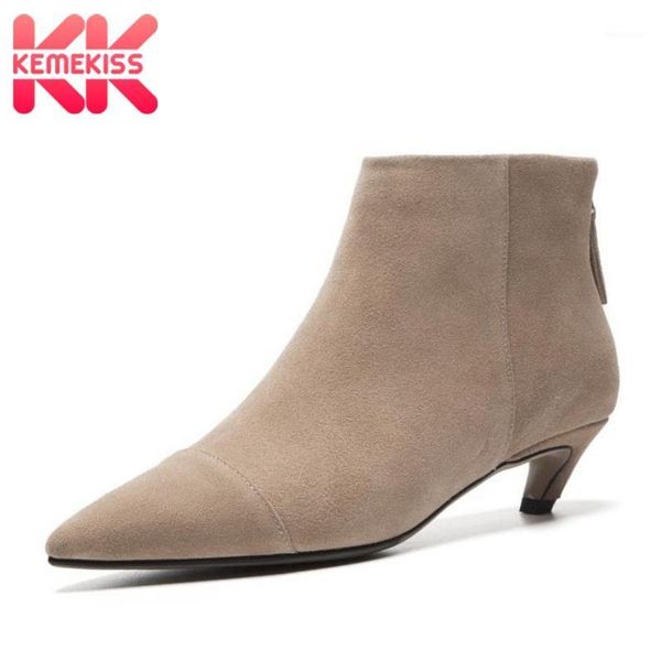 boots kemekiss fashion women genuine leather high heel zipper office lady thin shoes party footwear size 33-401, Black
boots kemekiss fashion women genuine leather high heel zipper office lady thin shoes party footwear size 33-401, Black