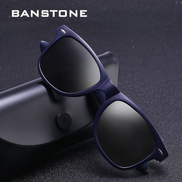 sunglasses banstone design men women classic retro rivet polarized lighter square frame 100% uv protection, White;black
sunglasses banstone design men women classic retro rivet polarized lighter square frame 100% uv protection, White;black