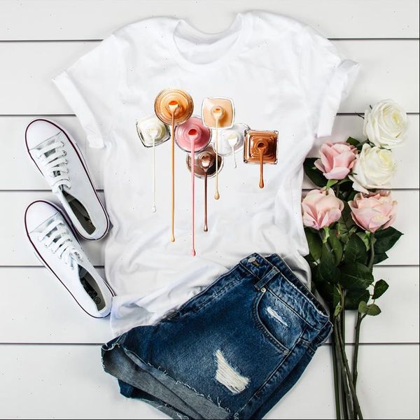 women 2021 3d paint print color beauty lady cute tshirts t clothes shirt womens ladies graphic female tee t shirt clothing, White 
women 2021 3d paint print color beauty lady cute tshirts t clothes shirt womens ladies graphic female tee t shirt clothing, White