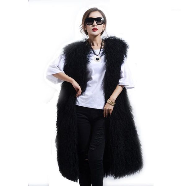 wool fur vest women fashion mid-long fur jacket autumn and winter korean all-match thick coat female ns23961, Black
wool fur vest women fashion mid-long fur jacket autumn and winter korean all-match thick coat female ns23961, Black