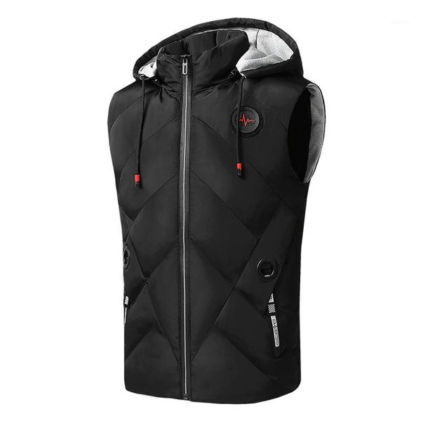 winter coat vest men warm sleeveless jacket hat detachable casual waistcoat cotton vest hooded coat 4xl size mens down1, Black;white
winter coat vest men warm sleeveless jacket hat detachable casual waistcoat cotton vest hooded coat 4xl size mens down1, Black;white