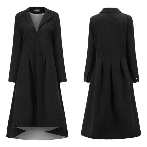 fashion 2021 new winter female woolen cloth lapels cufflinks fold after dovetail women's fur coat long style show thin qualities, Black
fashion 2021 new winter female woolen cloth lapels cufflinks fold after dovetail women's fur coat long style show thin qualities, Black