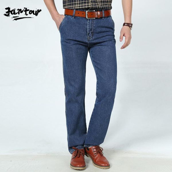 men's jeans autumn winter cotton straight elastic men fashion business classic style denim pants trousers big size 40 42, Blue
men's jeans autumn winter cotton straight elastic men fashion business classic style denim pants trousers big size 40 42, Blue