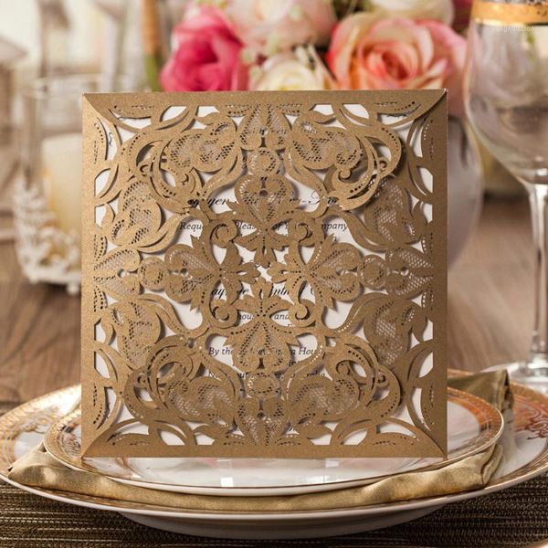 greeting cards wishmade 1pcs square gold laser cut wedding invitations lace flower for engagement birthday graduation anniversary1
greeting cards wishmade 1pcs square gold laser cut wedding invitations lace flower for engagement birthday graduation anniversary1