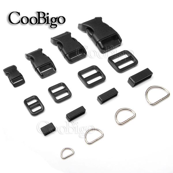 20pcs pick 3/8" 5/8" 3/4" 1" side release d ring tri-glides slider adjustable buckle dog collar belt backpack bag parts, Slivery;black
20pcs pick 3/8" 5/8" 3/4" 1" side release d ring tri-glides slider adjustable buckle dog collar belt backpack bag parts, Slivery;black