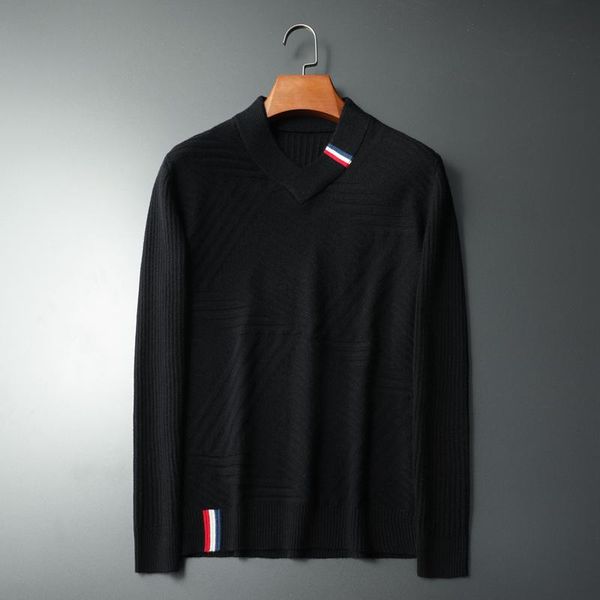 men's sweaters luxury sweater sueter hombre ropa de men clothing solid color v-neck korean style slim, White;black
men's sweaters luxury sweater sueter hombre ropa de men clothing solid color v-neck korean style slim, White;black