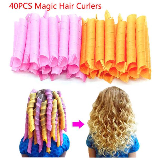40pcs rollers (45/50/55cm) magic curlers spiral curls styling kit no heat roller for long most kinds of hairstyle
40pcs rollers (45/50/55cm) magic curlers spiral curls styling kit no heat roller for long most kinds of hairstyle