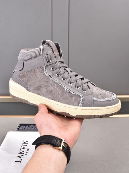 2022 luxury designer curb high casual soft comfort shoes eco-friendly leather men women sneakers, Black
2022 luxury designer curb high casual soft comfort shoes eco-friendly leather men women sneakers, Black