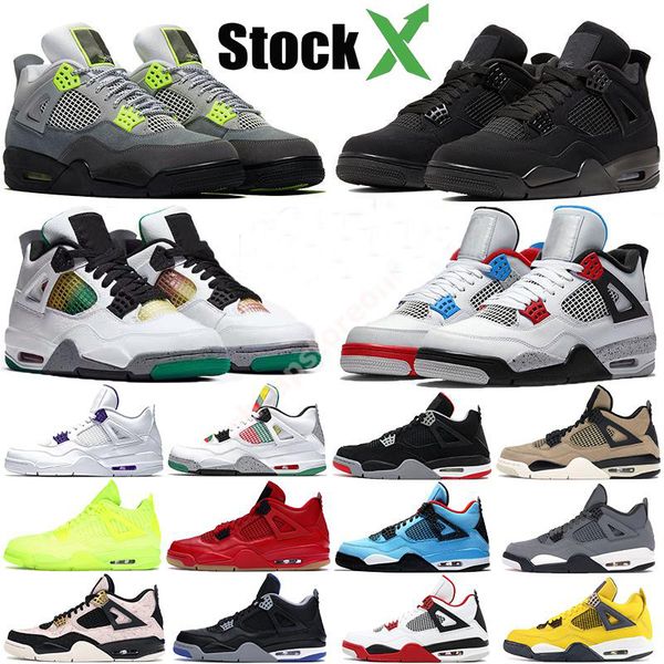 black cat jumpman rasta 4 4s iv bred what the fire red singles mens basketball shoes metallic purple sports designer sneakers
black cat jumpman rasta 4 4s iv bred what the fire red singles mens basketball shoes metallic purple sports designer sneakers