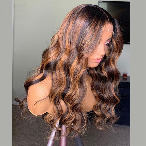 lace wigs highlight t part wig bleached knots with baby hair body wave colored 13x4 ombre human for women, Black;brown
lace wigs highlight t part wig bleached knots with baby hair body wave colored 13x4 ombre human for women, Black;brown