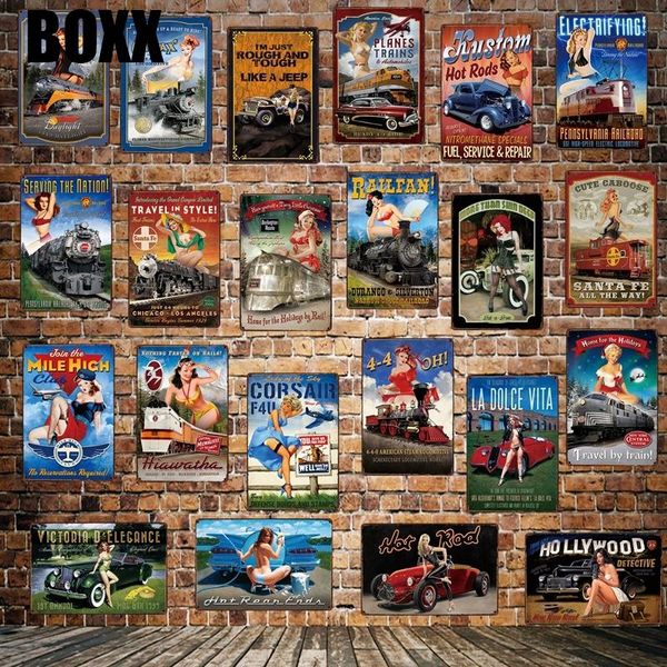 airplane pin up train сексуальный металлический знак плакаты арт ретро роспись роспись личности кастомный декор
airplane pin up train сексуальный металлический знак плакаты арт ретро роспись роспись личности кастомный декор