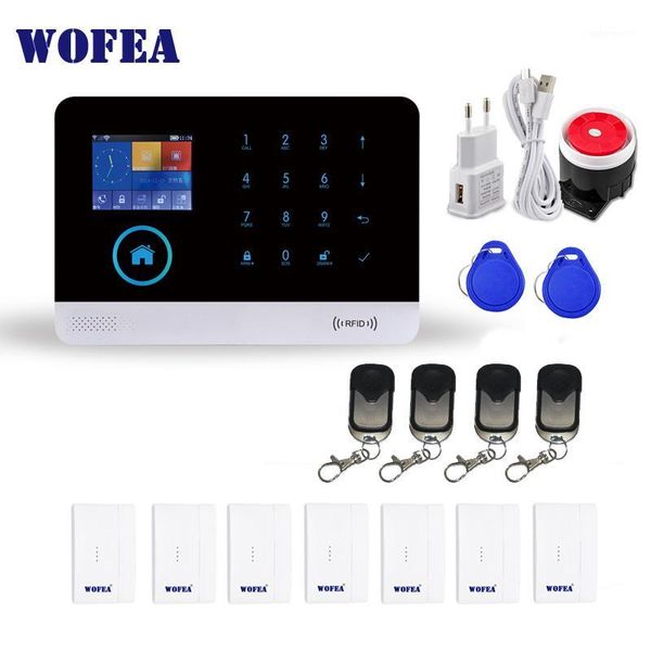 alarm systems wofea wireless home security wifi gsm system door sensor kit rfid burglar lcd touch keyboar1
alarm systems wofea wireless home security wifi gsm system door sensor kit rfid burglar lcd touch keyboar1